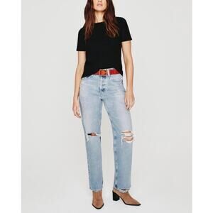 AG Adriano Goldschmied Women's Clove Relaxed Vintage Straight Jeans Size 33